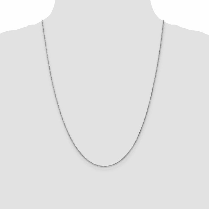 Lovely Rita's Chains 14K White Gold 1.2mm Spiga Wheat Chain