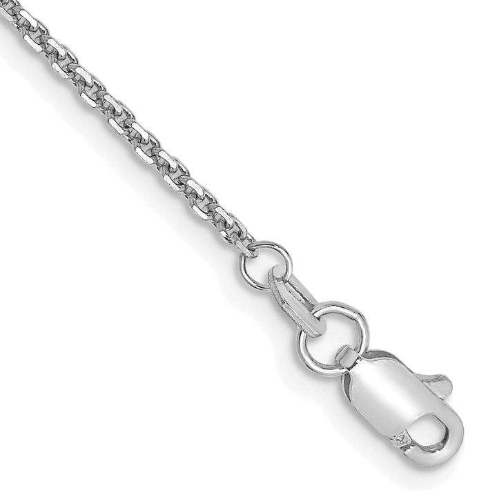 Lovely Rita's Chains 14k White Gold 1.30mm Solid D.C Cable Chain