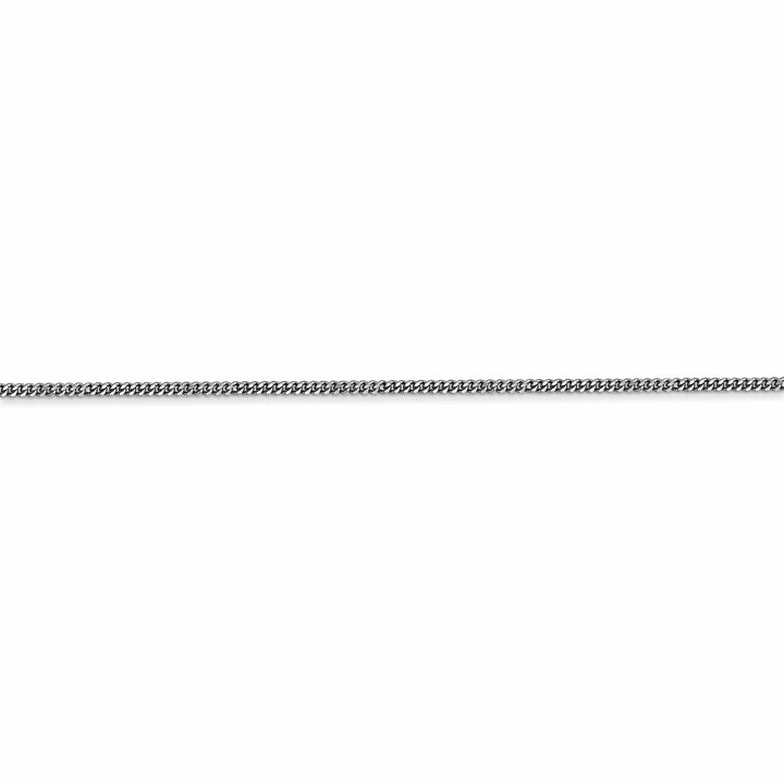 Lovely Rita's Chains 14k White Gold 1.3mm Curb Pendant Chain