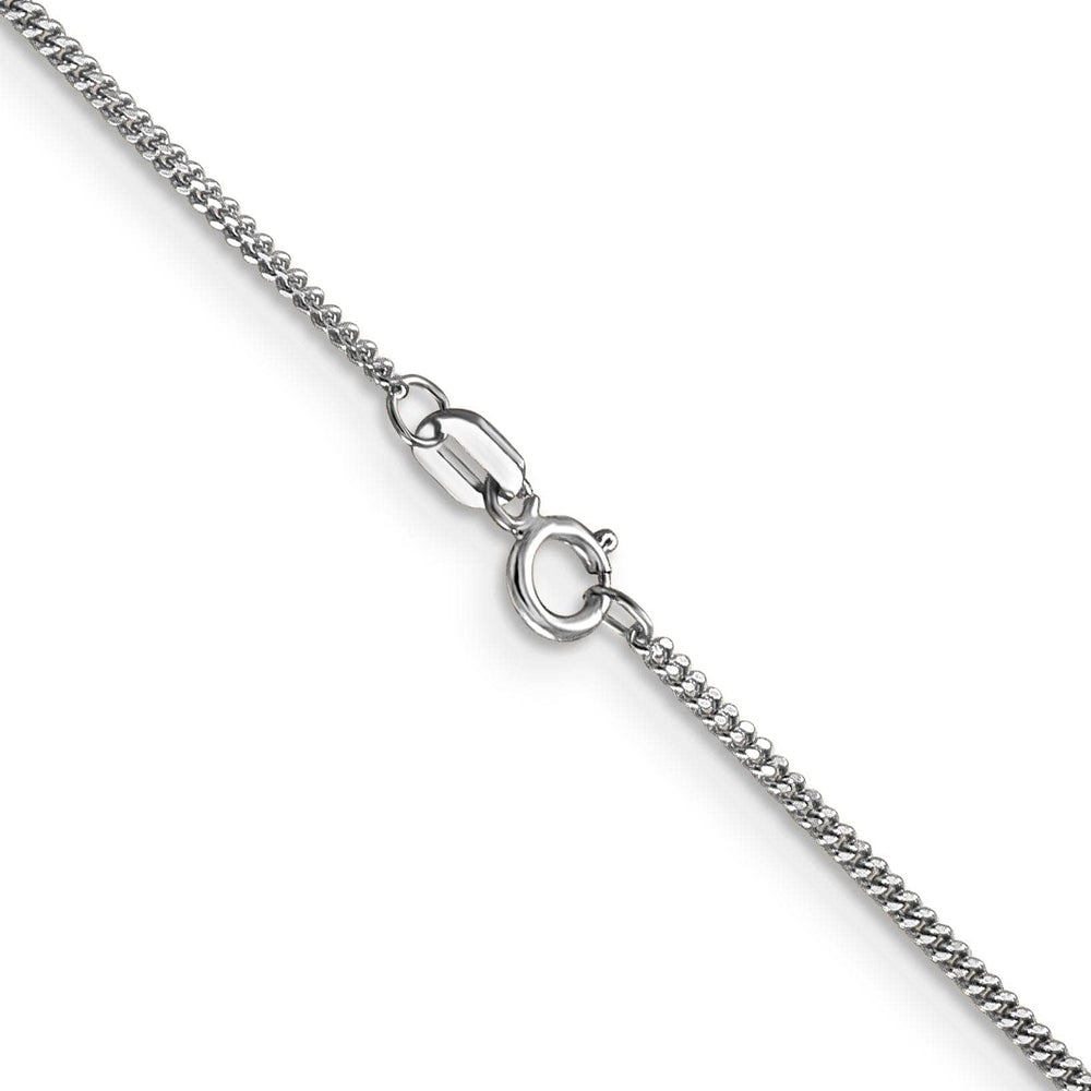 Lovely Rita's Chains 14k White Gold 1.3mm Curb Pendant Chain