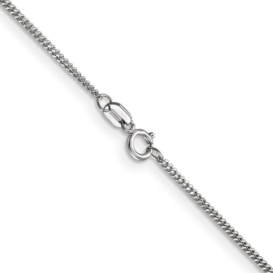 Lovely Rita's Chains 14k White Gold 1.3mm Curb Pendant Chain