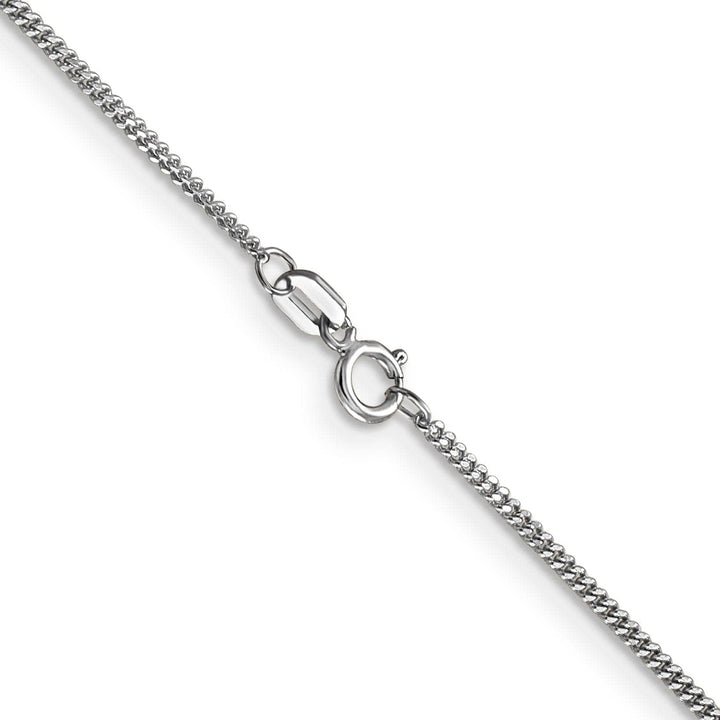 Lovely Rita's Chains 14k White Gold 1.3mm Curb Pendant Chain