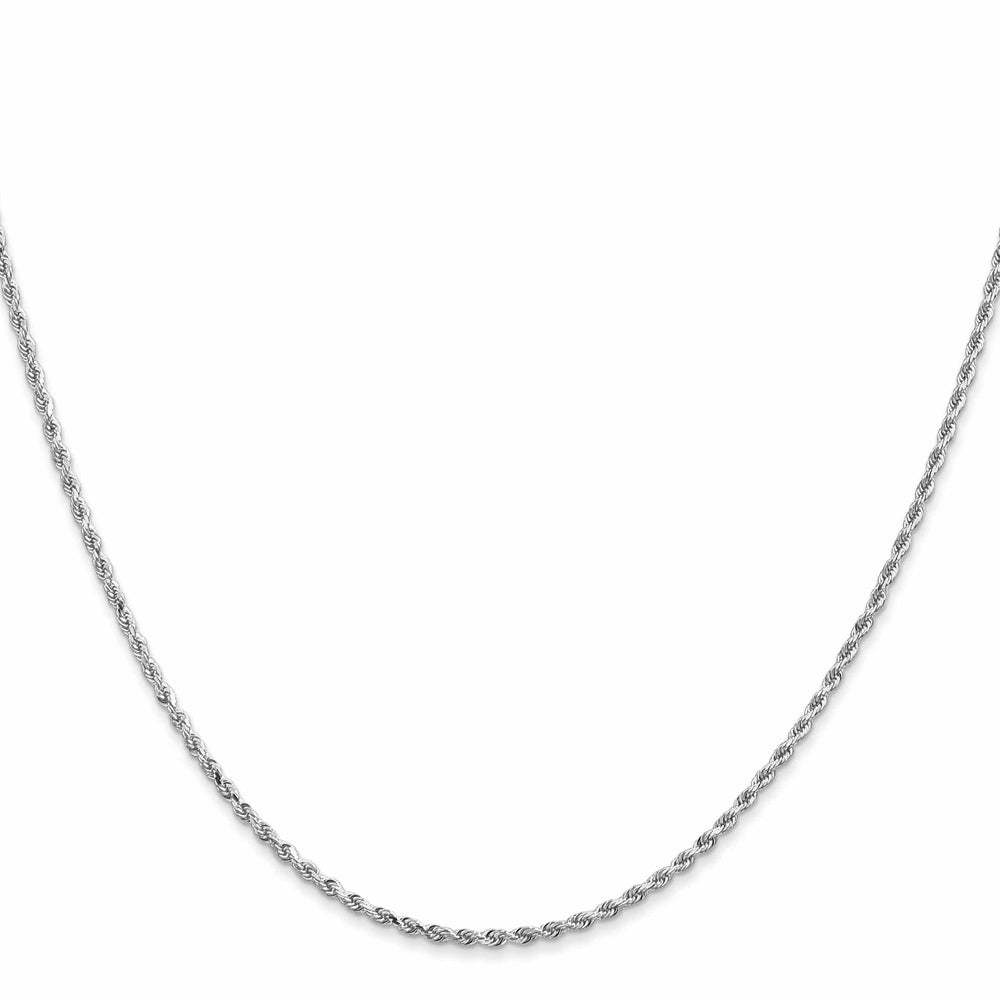 Lovely Rita's Chains 14k White Gold 1.3mm D.C Rope Chain