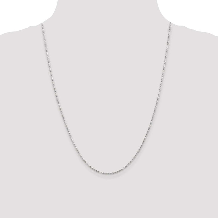 Lovely Rita's Chains 14k White Gold 1.3mm D.C Rope Chain