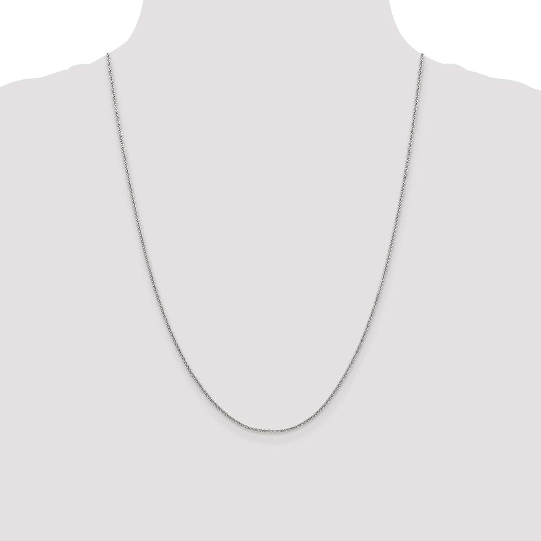 Lovely Rita's Chains 14K White Gold 1.4 m Round Cable Chain