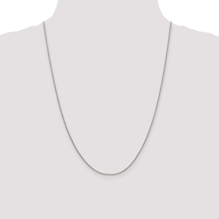 Lovely Rita's Chains 14K White Gold 1.4 m Round Cable Chain