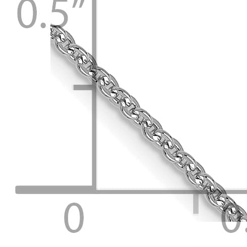 Lovely Rita's Chains 14K White Gold 1.4 mm Flat Cable Chain