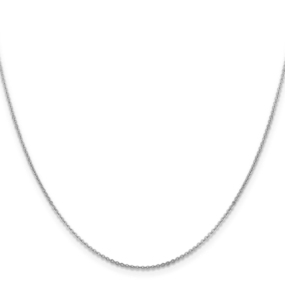 Lovely Rita's Chains 14K White Gold 1.4 mm Flat Cable Chain