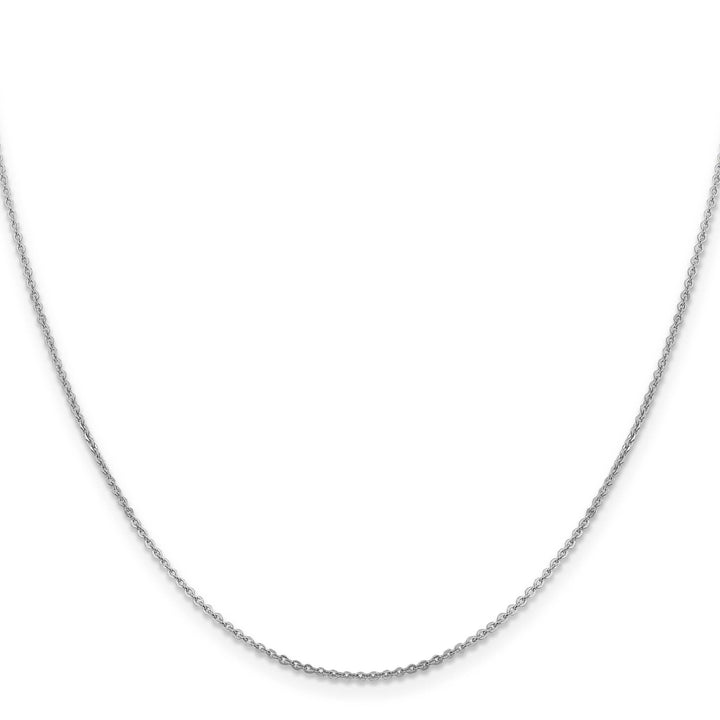 Lovely Rita's Chains 14K White Gold 1.4 mm Flat Cable Chain