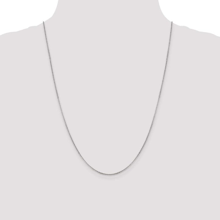 Lovely Rita's Chains 14K White Gold 1.4 mm Flat Cable Chain