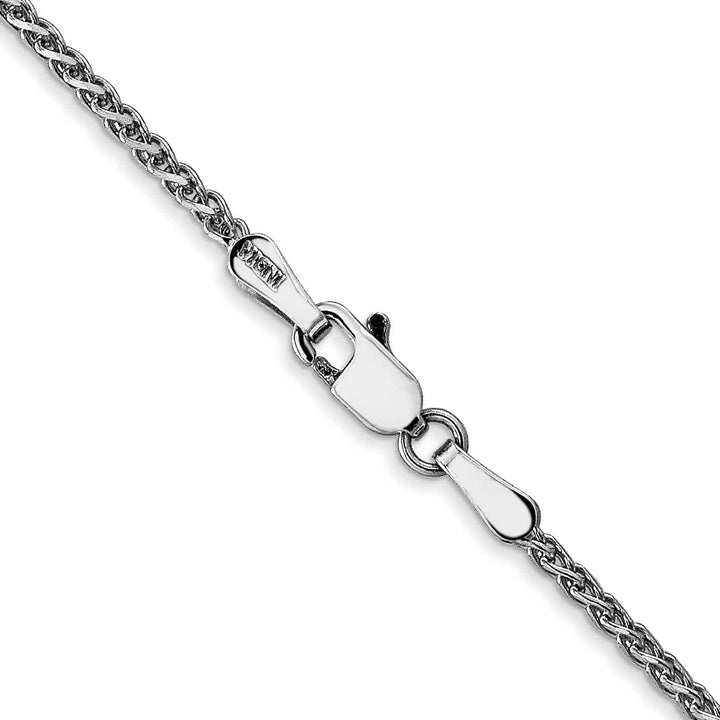 Lovely Rita's Chains 14k White Gold 1.40mm Diamond Cut Spiga Chain