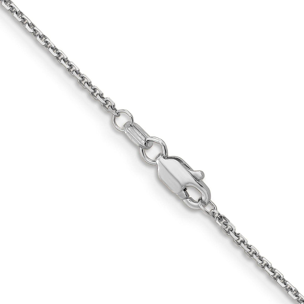 Lovely Rita's Chains 14k White Gold 1.40mm Round Link Cable Chain