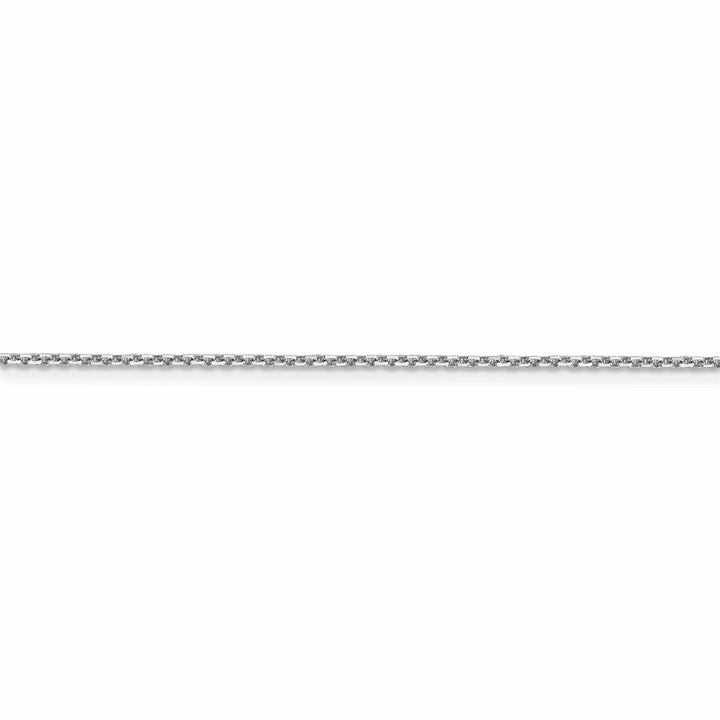 Lovely Rita's Chains 14k White Gold 1.40mm Round Link Cable Chain