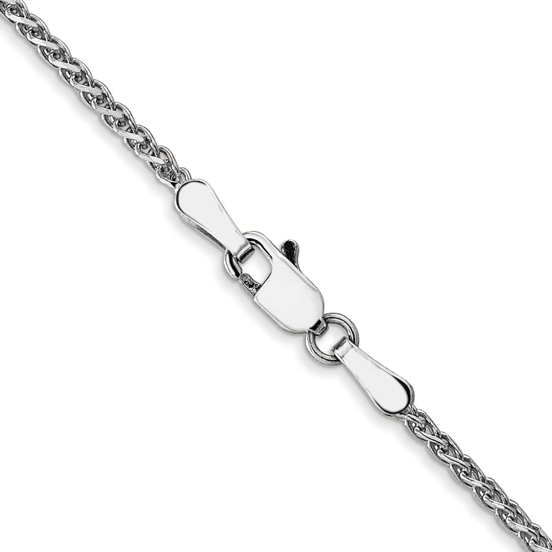 Lovely Rita's Chains 14k White Gold 1.4mm Diamond Cut Spiga Chain