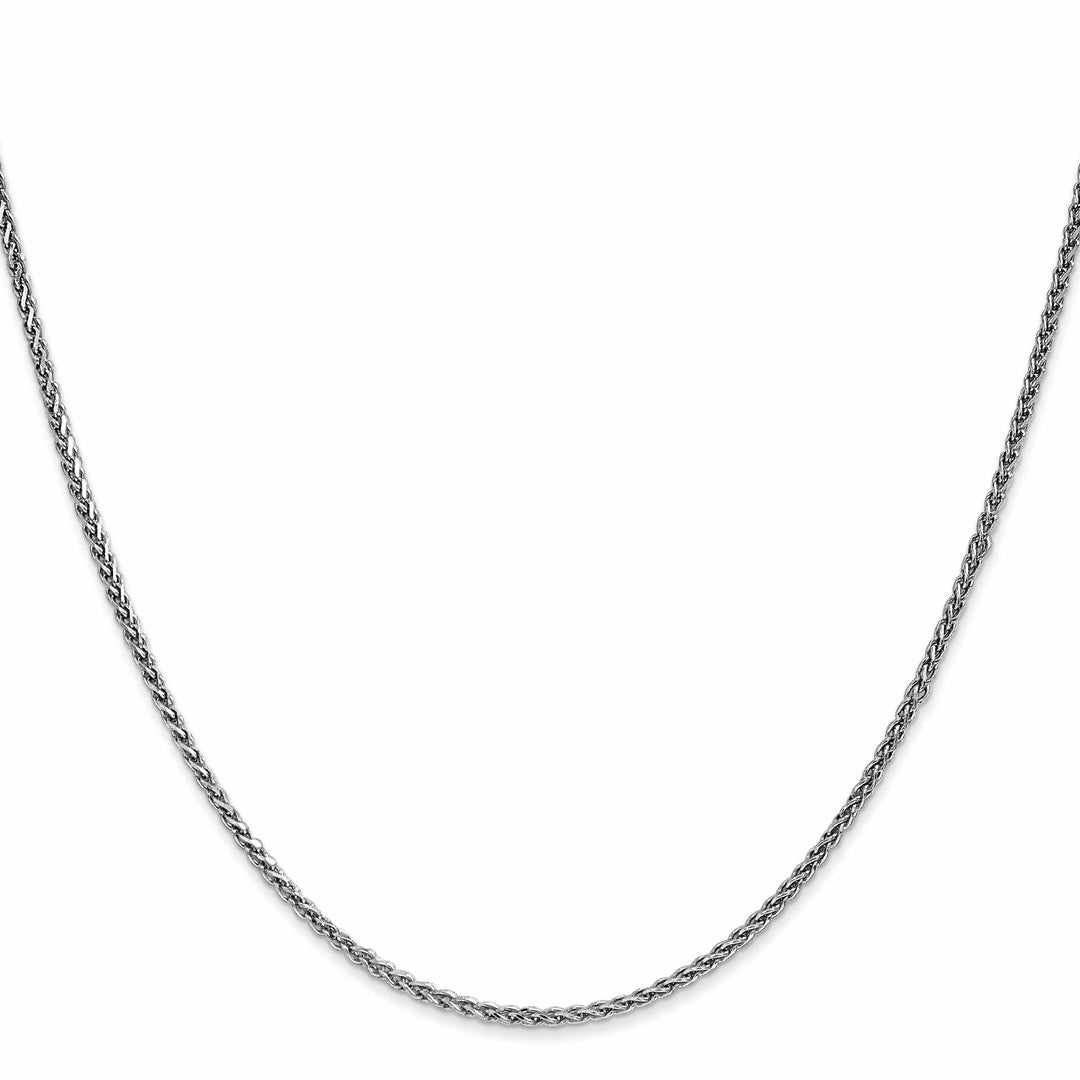 Lovely Rita's Chains 14k White Gold 1.4mm Diamond Cut Spiga Chain