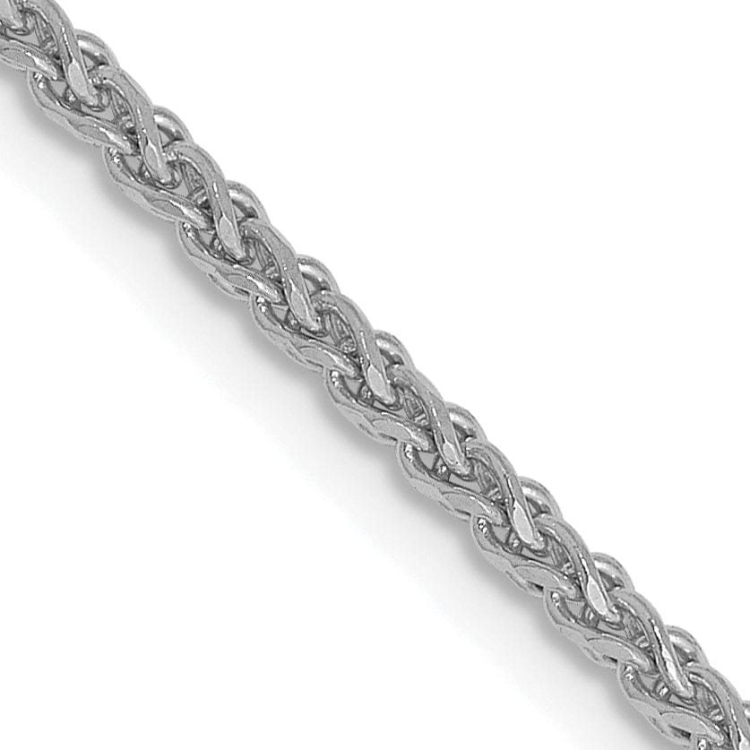 Lovely Rita's Chains 14k White Gold 1.4mm Diamond Cut Spiga Chain