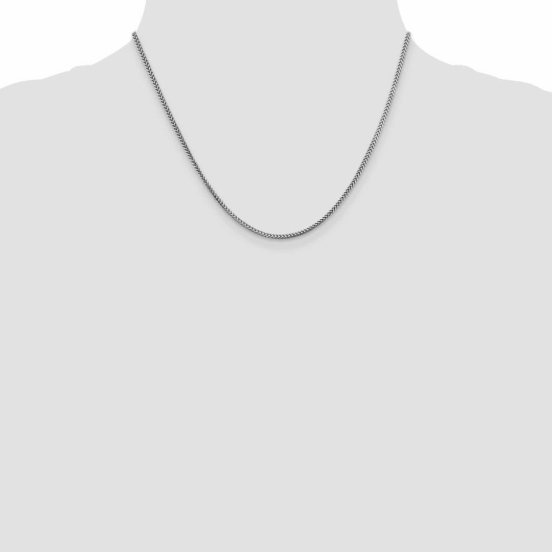 Lovely Rita's Chains 14K White Gold 1.5 mm Franco Chain