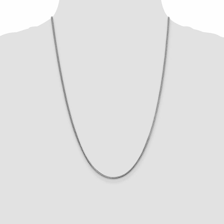 Lovely Rita's Chains 14K White Gold 1.5 mm Franco Chain
