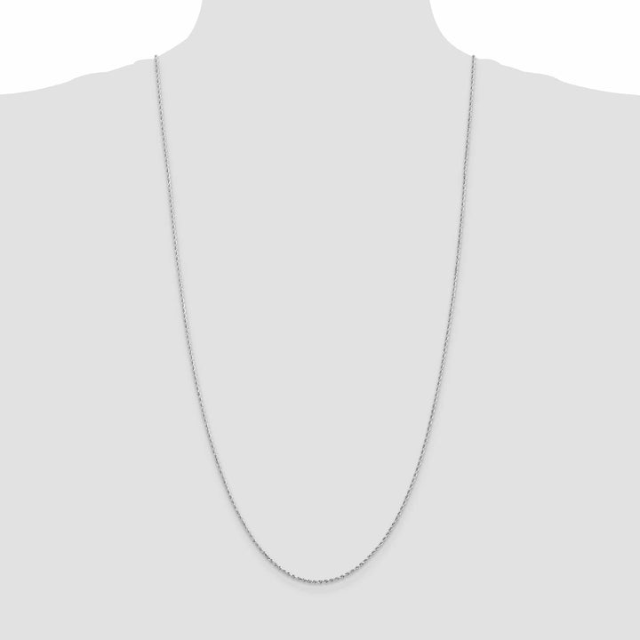 Lovely Rita's Chains 14k White Gold 1.50mm Diamond Cut Rope Chain