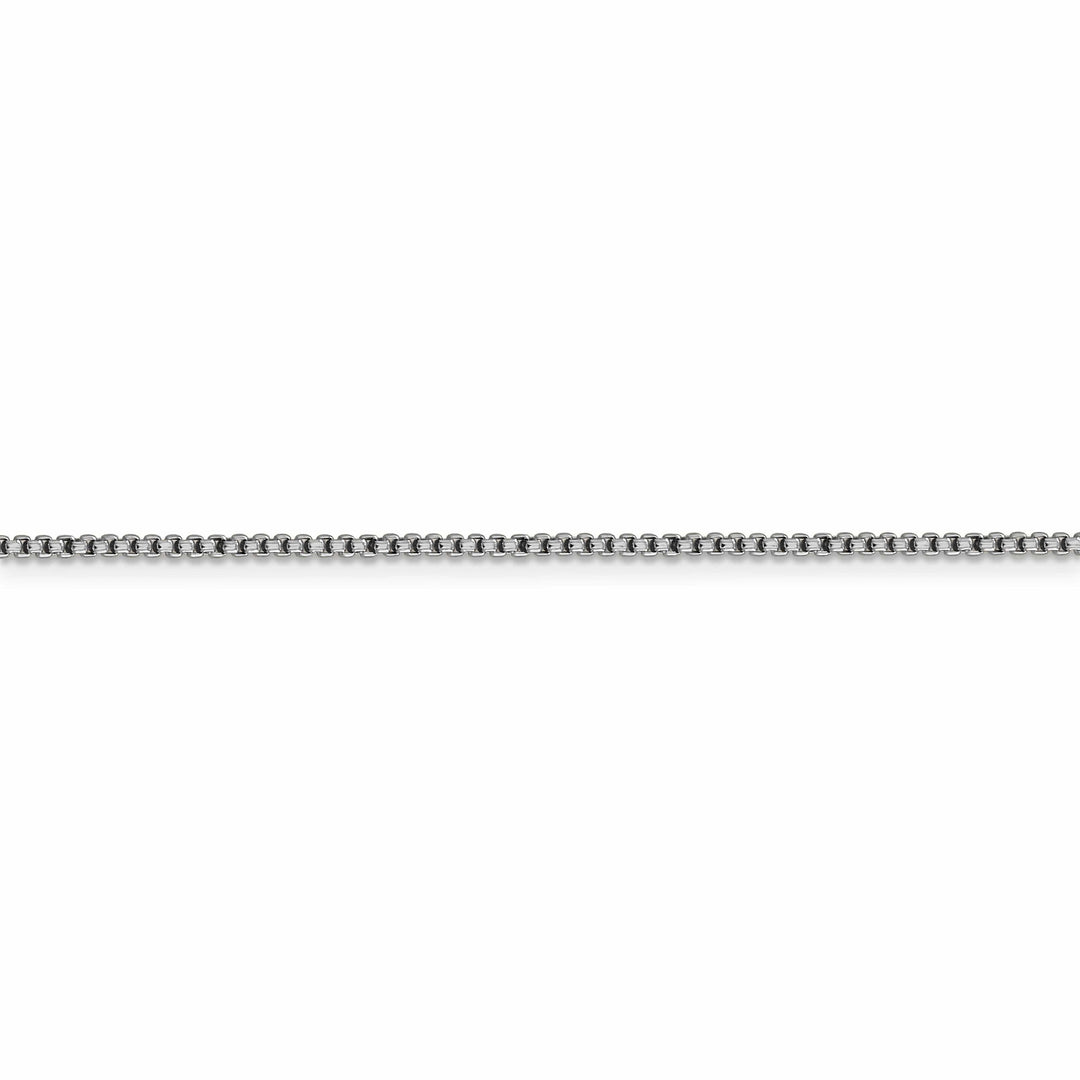Lovely Rita's Chains 14k White Gold 1.50mm Hollow Round Box Chain