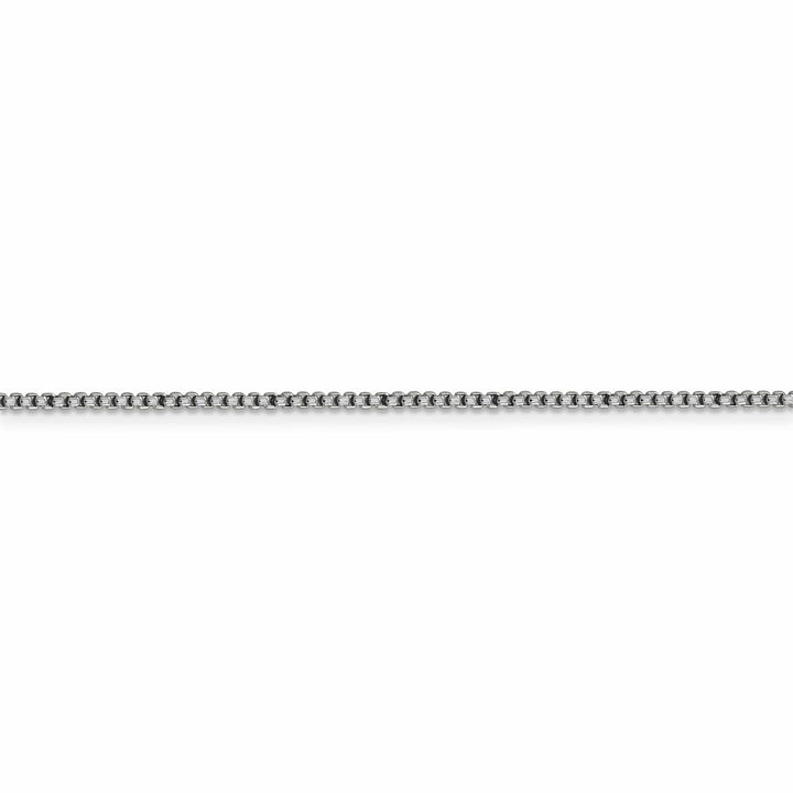 Lovely Rita's Chains 14k White Gold 1.50mm Hollow Round Box Chain