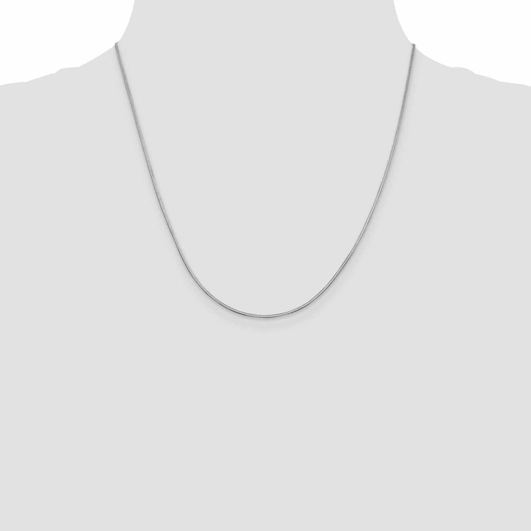 Lovely Rita's Chains 14k White Gold 1.50mm Octagonal Snake Chain