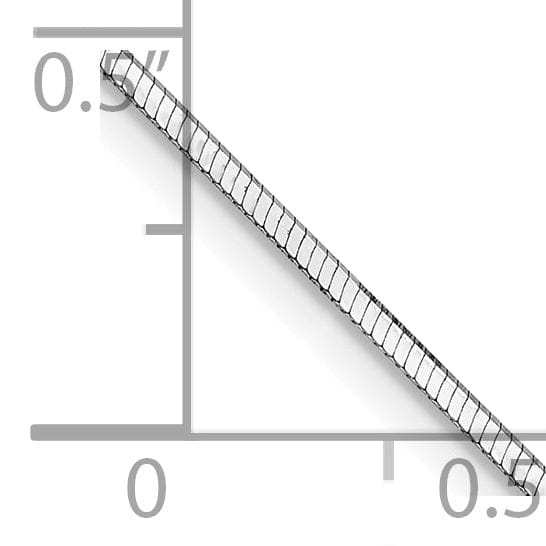 Lovely Rita's Chains 14k White Gold 1.50mm Octagonal Snake Chain