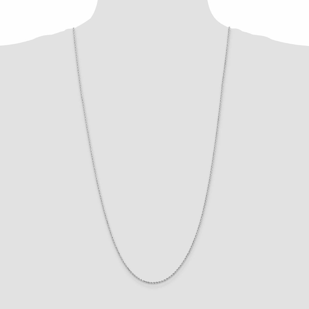 Lovely Rita's Chains 14K White Gold 1.5mm Diamond Cut Rope