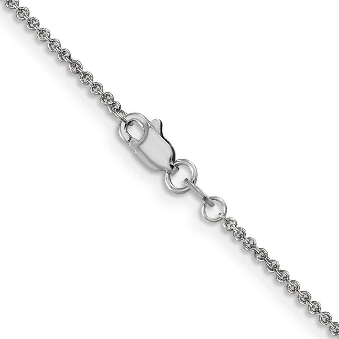 Lovely Rita's Chains 14k White Gold 1.5mm Solid Polish Cable Chain