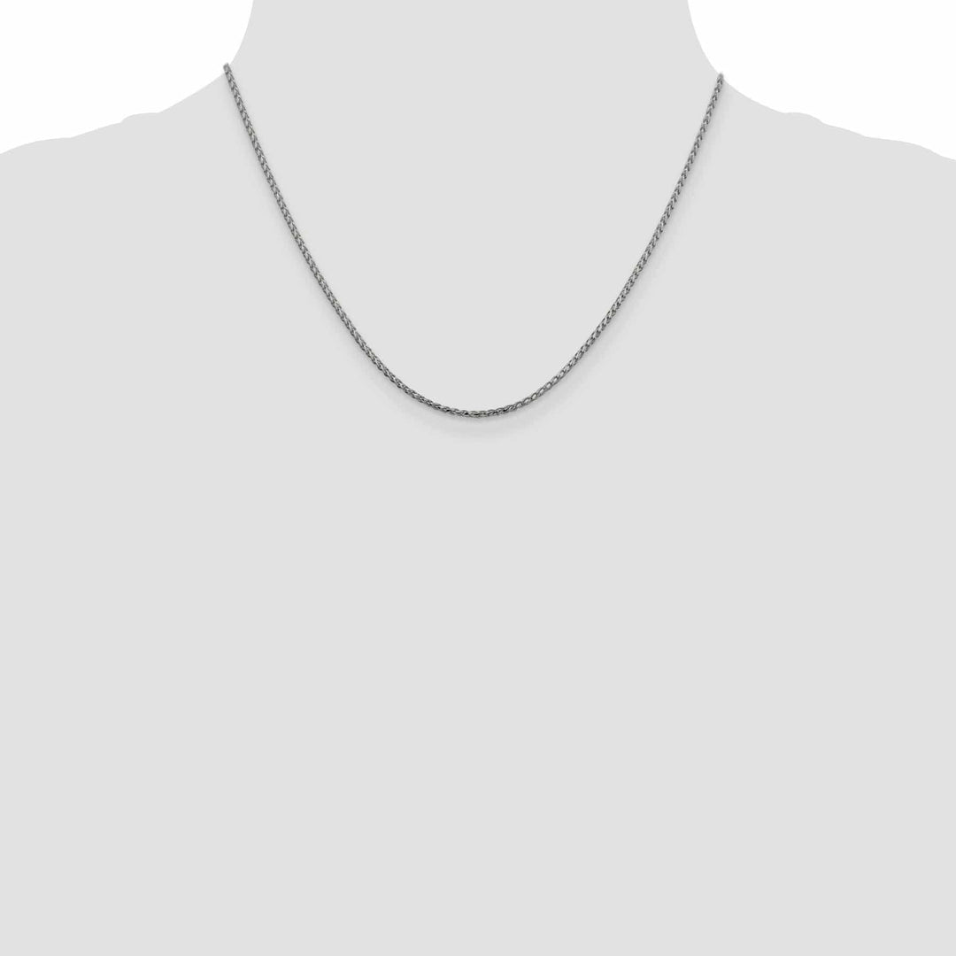 Lovely Rita's Chains 14K White Gold 1.6 mm D.C Open Franco Chain