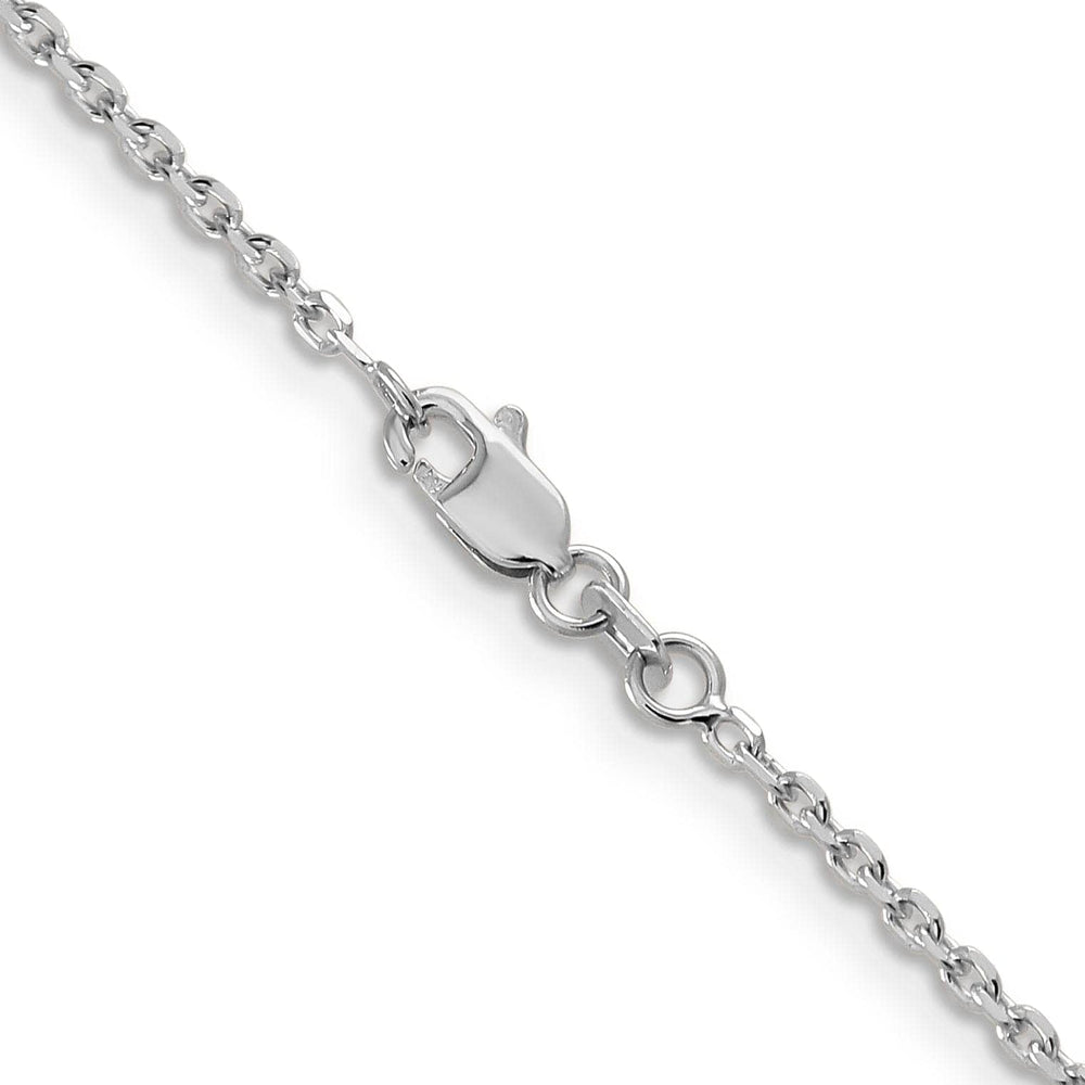 Lovely Rita's Chains 14k White Gold 1.65mm Solid D.C Cable Chain