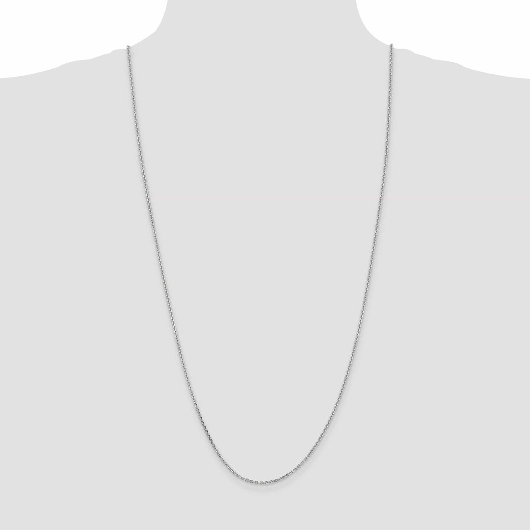 Lovely Rita's Chains 14k White Gold 1.65mm Solid D.C Cable Chain