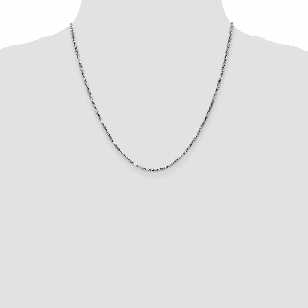 Lovely Rita's Chains 14k White Gold 1.65mm Spiga Wheat Chain