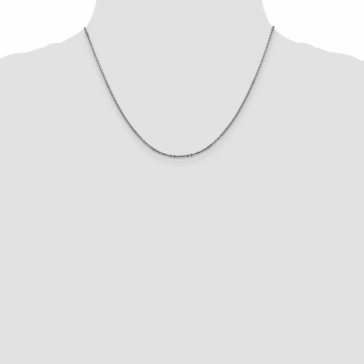 Lovely Rita's Chains 14K White Gold 1.7 mm Flat Cable Chain