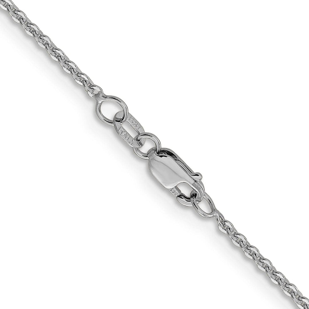 Lovely Rita's Chains 14K White Gold 1.7 mm Flat Cable Chain