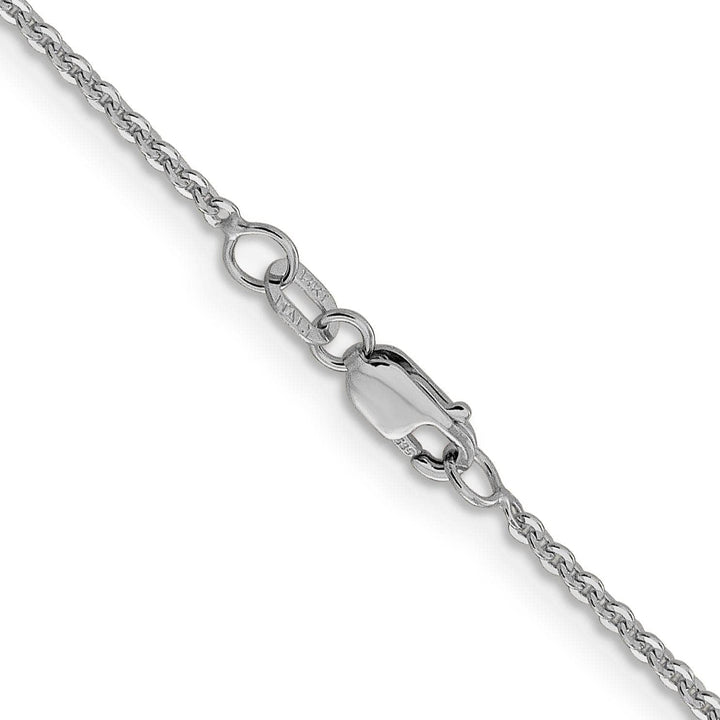 Lovely Rita's Chains 14K White Gold 1.7 mm Flat Cable Chain