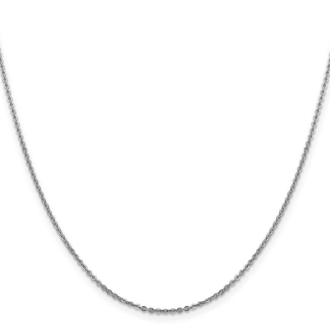Lovely Rita's Chains 14K White Gold 1.7 mm Flat Cable Chain