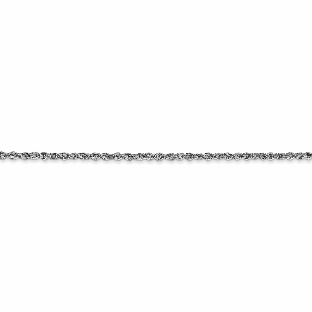 Lovely Rita's Chains 14K White Gold 1.70mm Polish Solid Ropa Chain