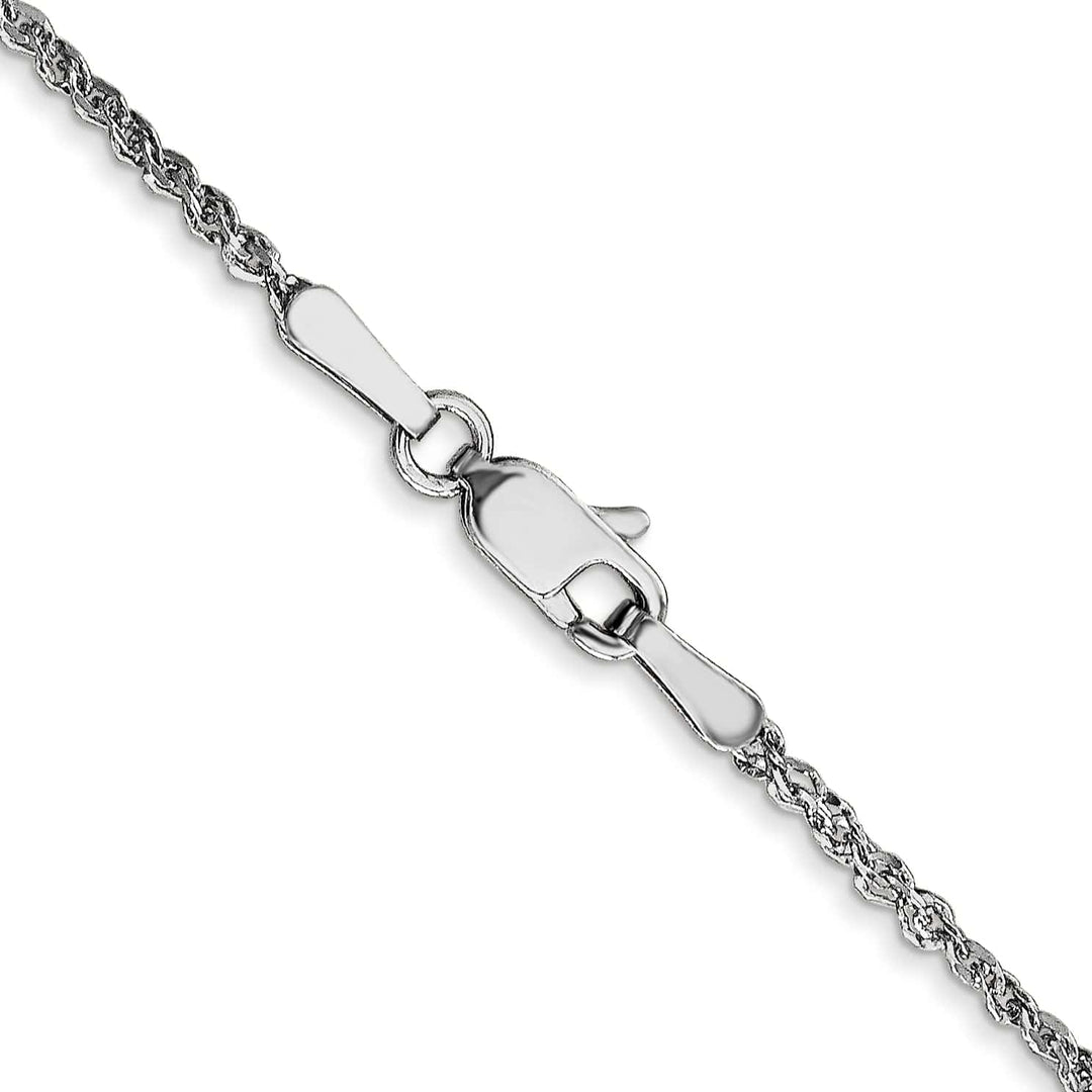 Lovely Rita's Chains 14K White Gold 1.70mm Polish Solid Ropa Chain
