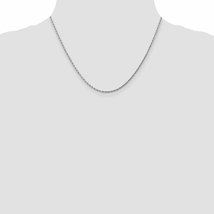 Lovely Rita's Chains 14K White Gold 1.75mm D.C Rope Chain