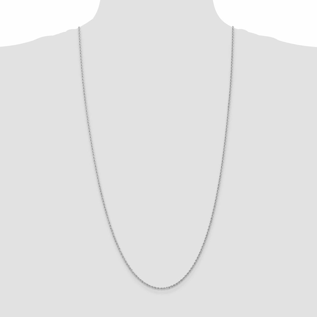 Lovely Rita's Chains 14k White Gold 1.75mm Handmade Rope Chain