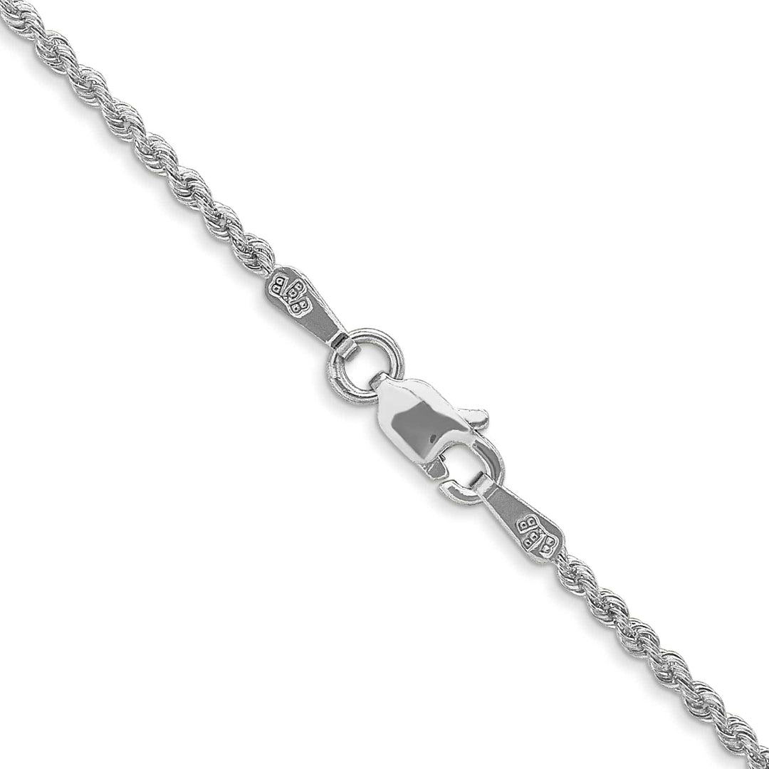 Lovely Rita's Chains 14k White Gold 1.75mm Handmade Rope Chain
