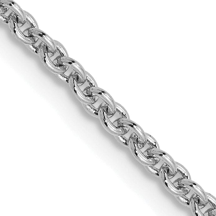 Lovely Rita's Chains 14K White Gold 1.8 m Round Cable Chain