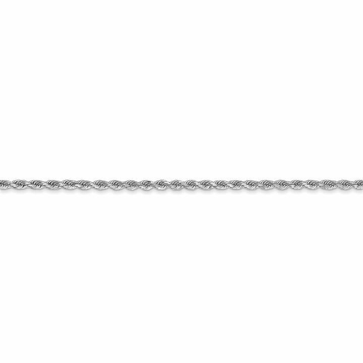 Lovely Rita's Chains 14k White Gold 1.80mm Diamond Cut Rope Chain