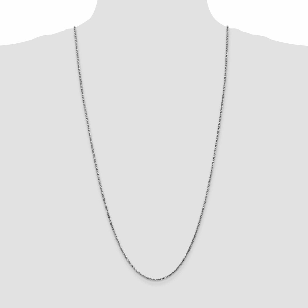 Lovely Rita's Chains 14k White Gold 1.80mm Diamond Cut Spiga Chain