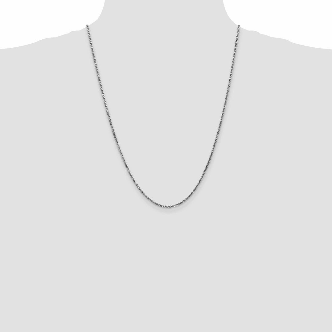 Lovely Rita's Chains 14k White Gold 1.80mm Diamond Cut Spiga Chain