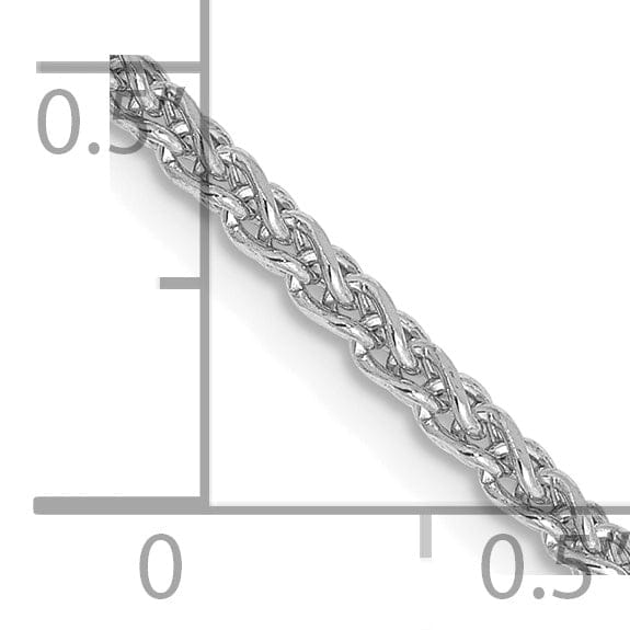 Lovely Rita's Chains 14k White Gold 1.80mm Diamond Cut Spiga Chain