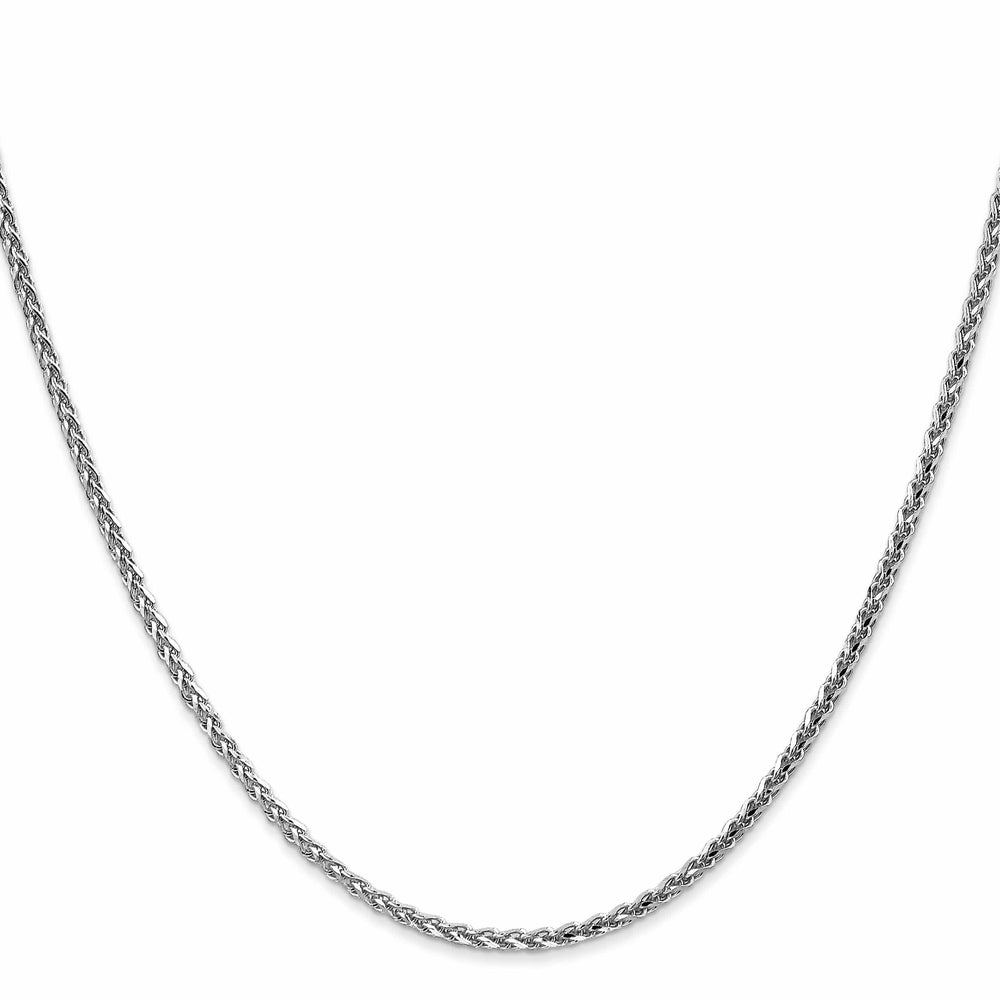 Lovely Rita's Chains 14k White Gold 1.8mm Solid D.C Spiga Chain