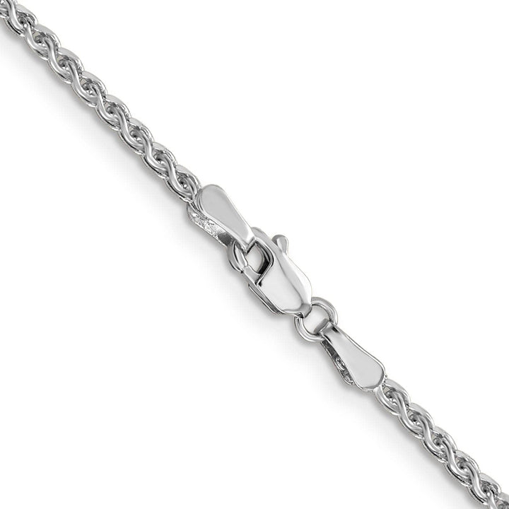 Lovely Rita's Chains 14k White Gold 1.8mm Solid D.C Spiga Chain