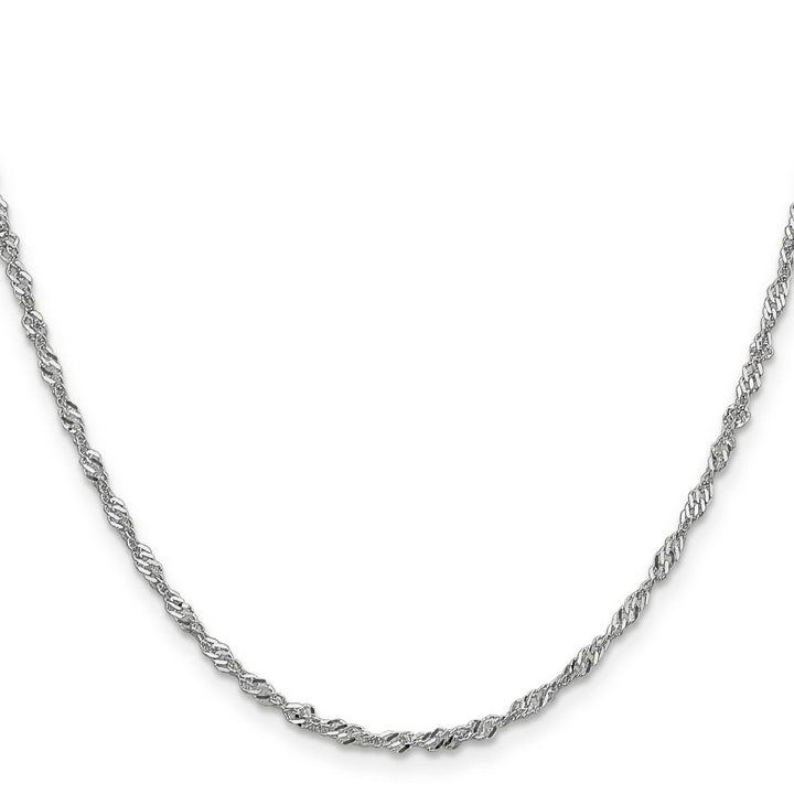 Lovely Rita's Chains 14K White Gold 1.9 mm Singapore Chain